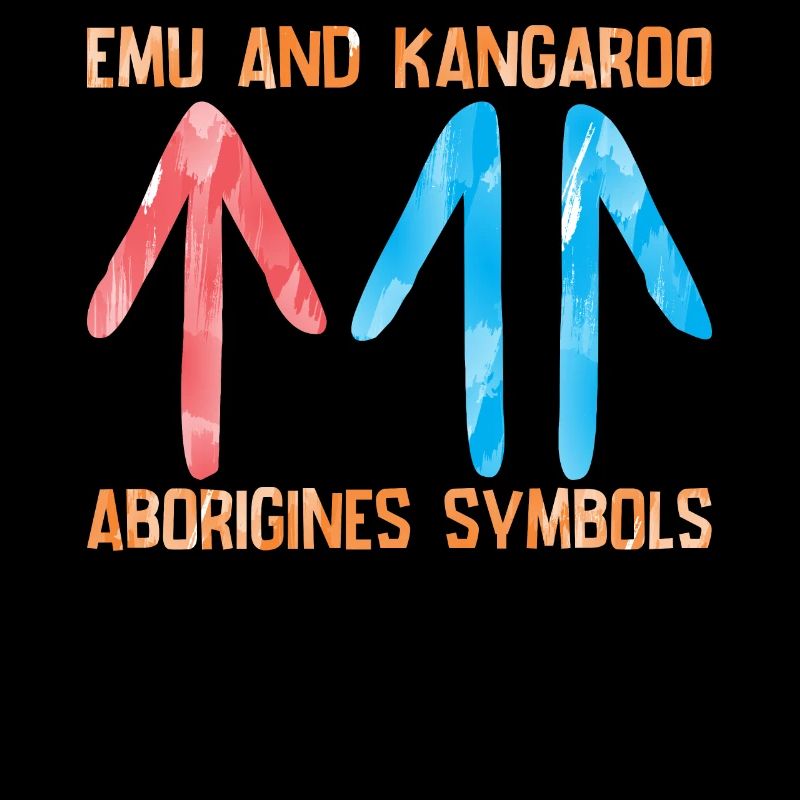 Emu Kangaroo Aborigines