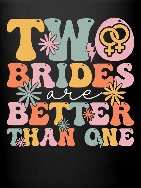 Groovy Bridal Shower Lesbienne