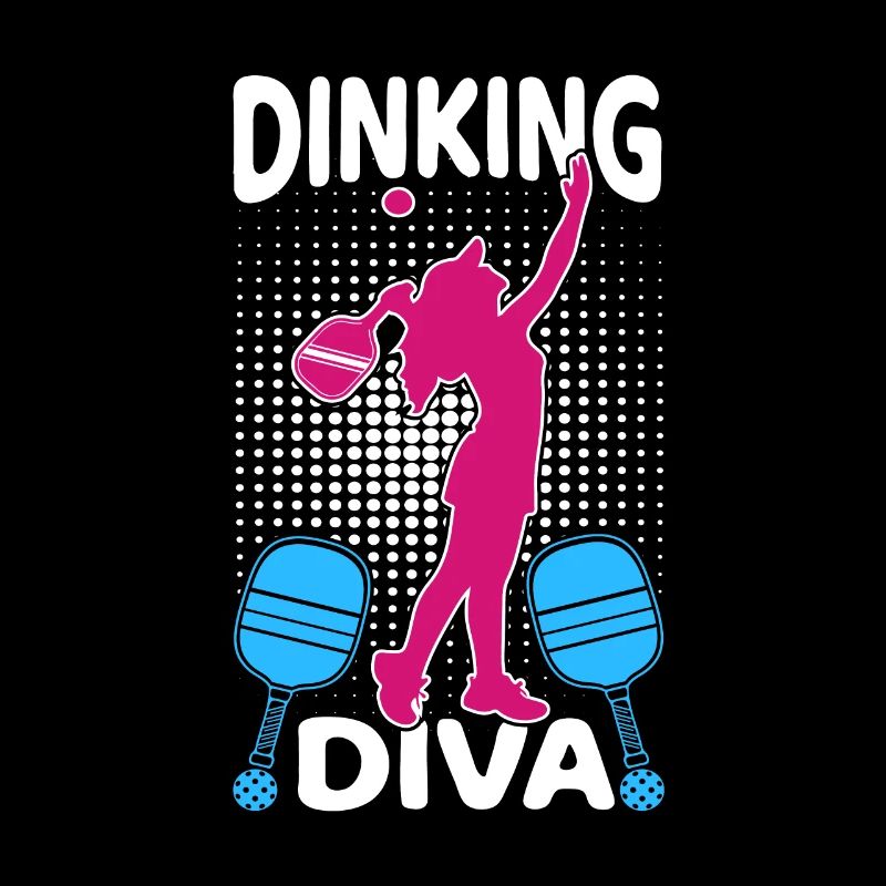 Retro Pickleball Dame - Dinking Diva