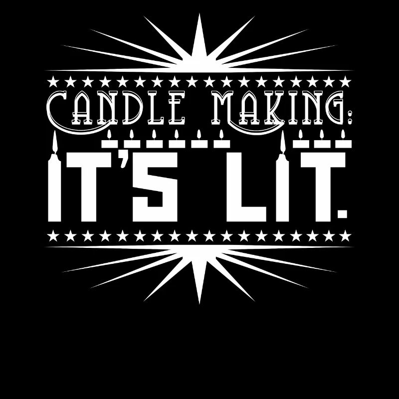 Candle making: it's lit.