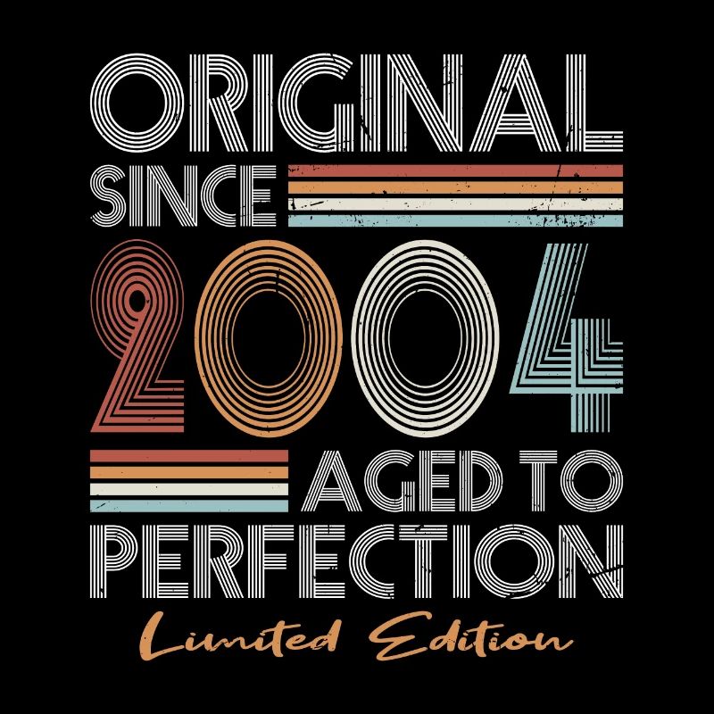 20th Birthday Vintage 2004 Original Since 2004