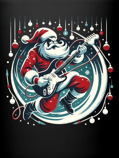 Guitariste Père Noël Guitariste