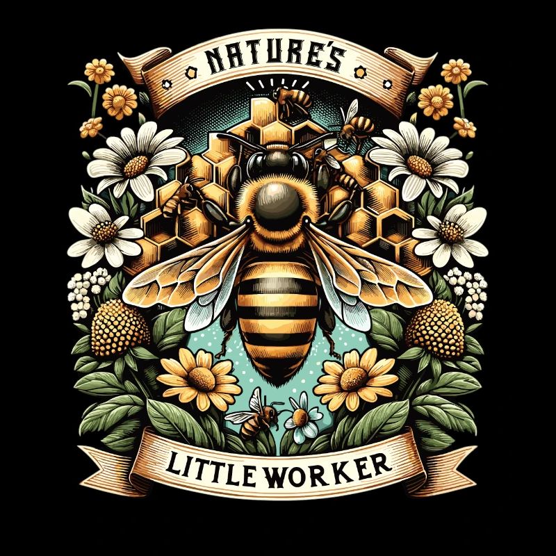 Nature worker bee
