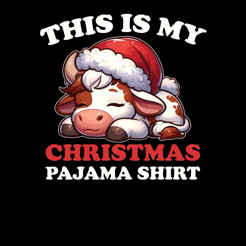 Pyjama de Noël vache vaches