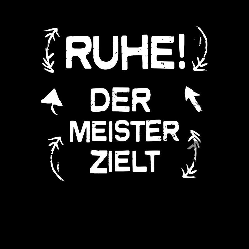 Ruhe! Der Meister zielt! Bogenschießen Bogensport