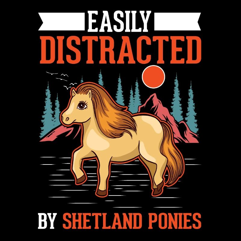 Easily distracted by Shetland Ponies Shetty
