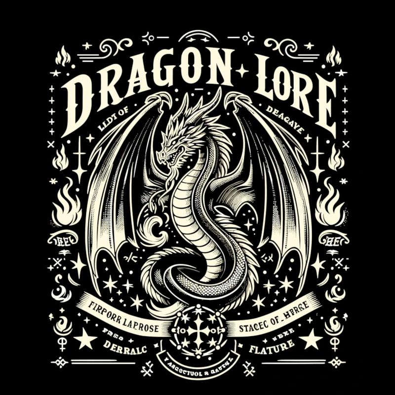 Mythischer Feuerdrache