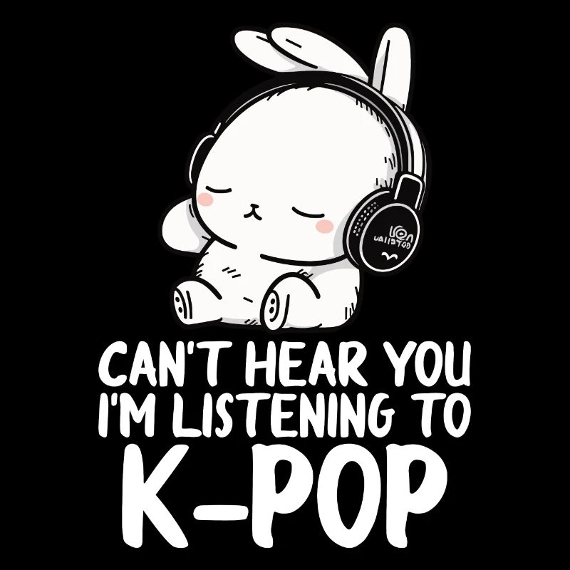 Je ne t’entends pas, j’écoute Kpop Rabbit K-pop