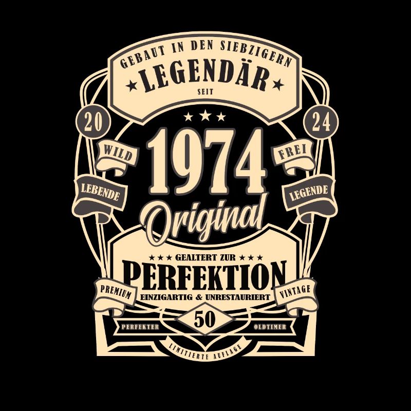 50. Geburtstag, Geschenk, Legende, Original, 1974