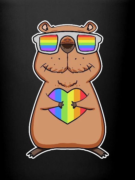 Capybara Capybara Rainbow