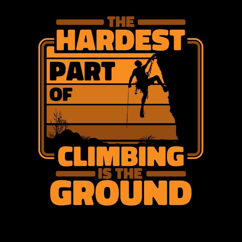 La partie la plus difficile de l’escalade est le Kraxler au sol