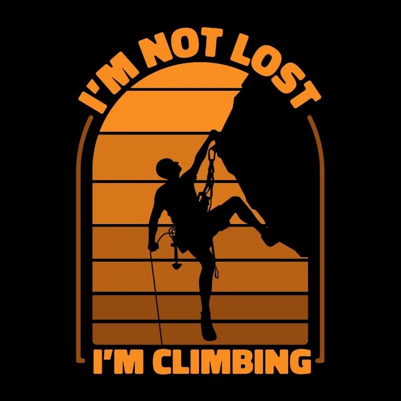 I'm Not Lost I'm Climbing Speedklettern Kraxler