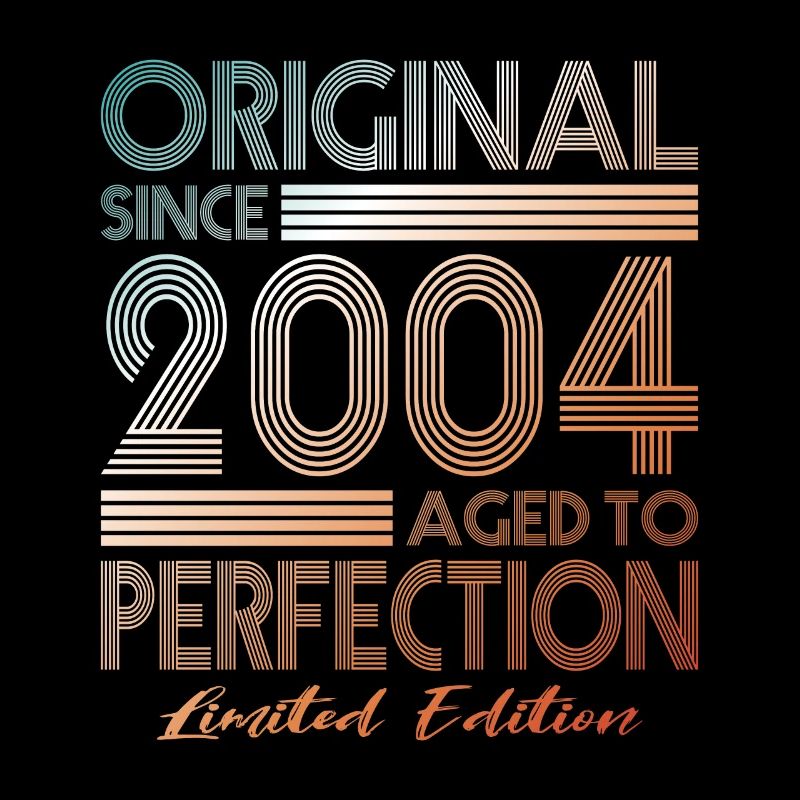 20th Birthday Vintage 2004 Original Since 2004