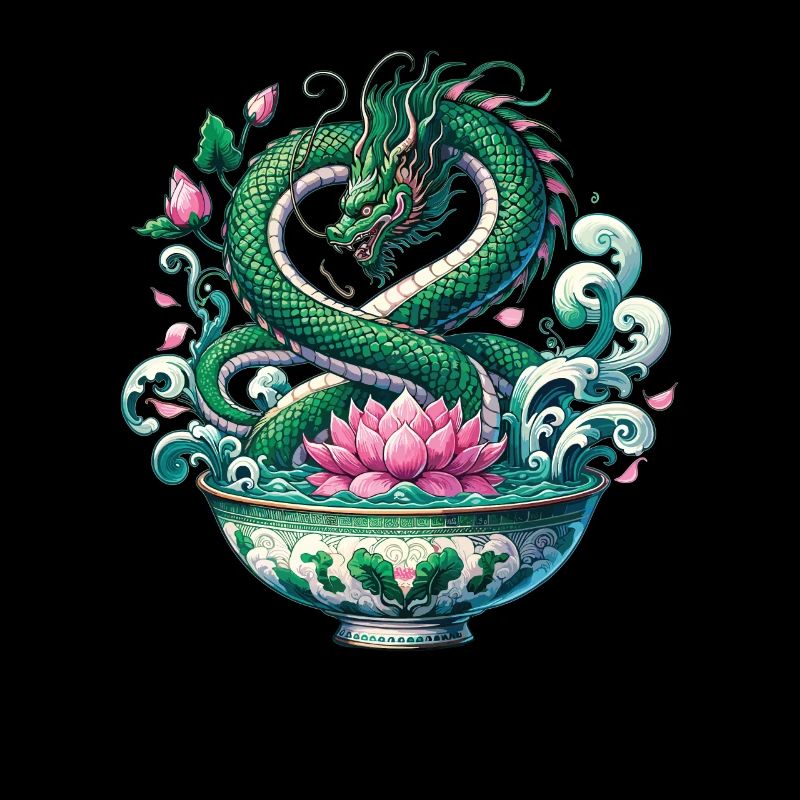 Thé Dragon Chinois et Fleur de Lotus