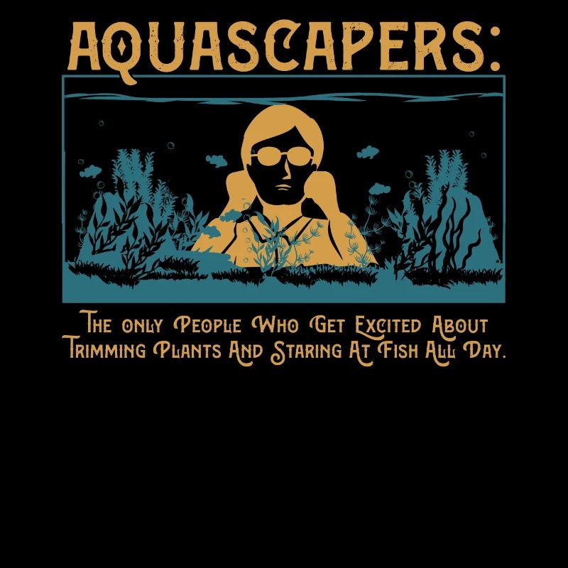 Aquascapers: trimming plants and staring at fish