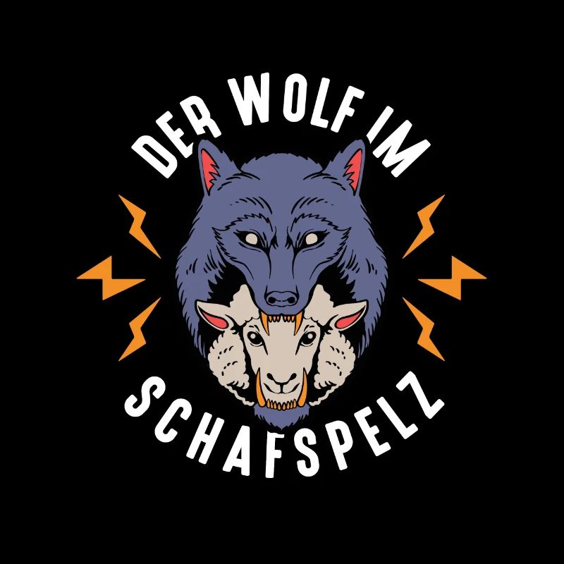 Wolf im Schafspelz, Wölfe, Rudel, Geschenkidee