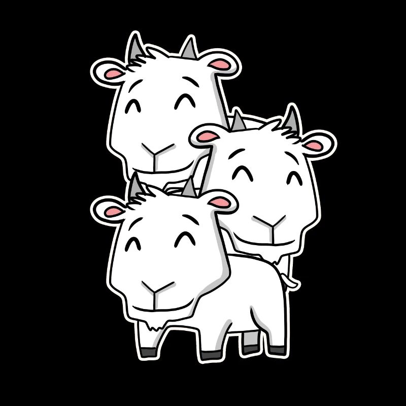 Motif de chèvre