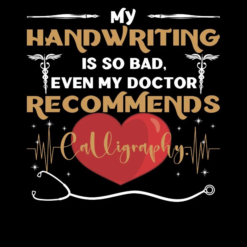 Même mon médecin me recommande la calligraphie