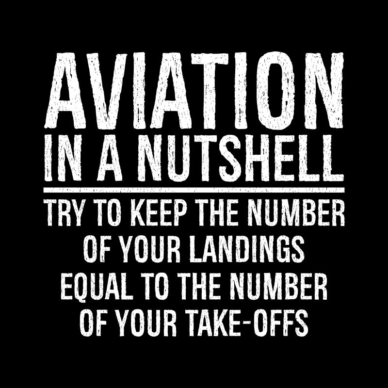Aviation In A Nutshell Funny