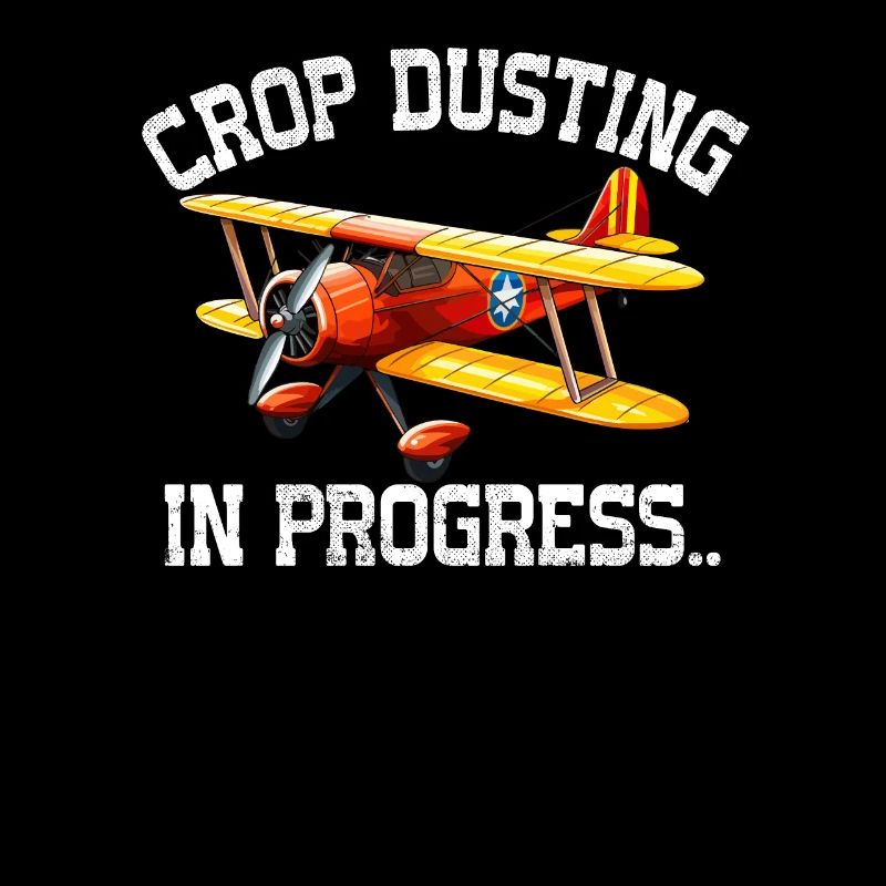 crop duster in progress