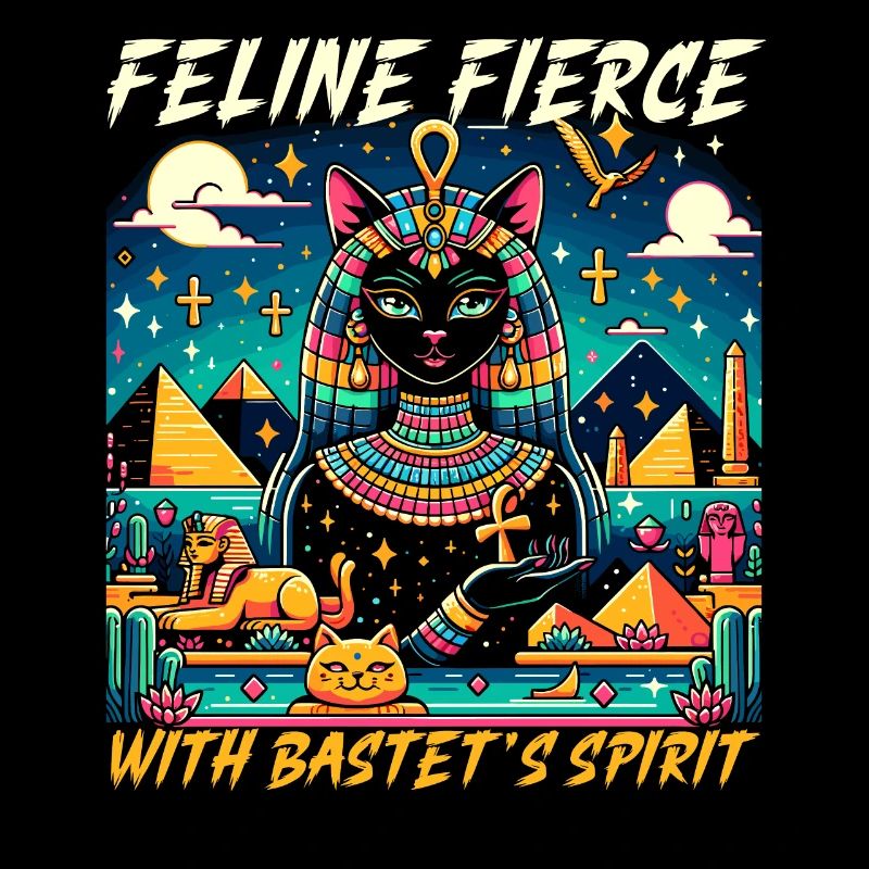 Bastet Déesse égyptienne Égypte Pyramide Égypte