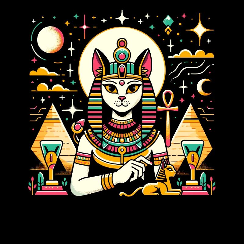 Bastet Déesse égyptienne Égypte Pyramide Égypte
