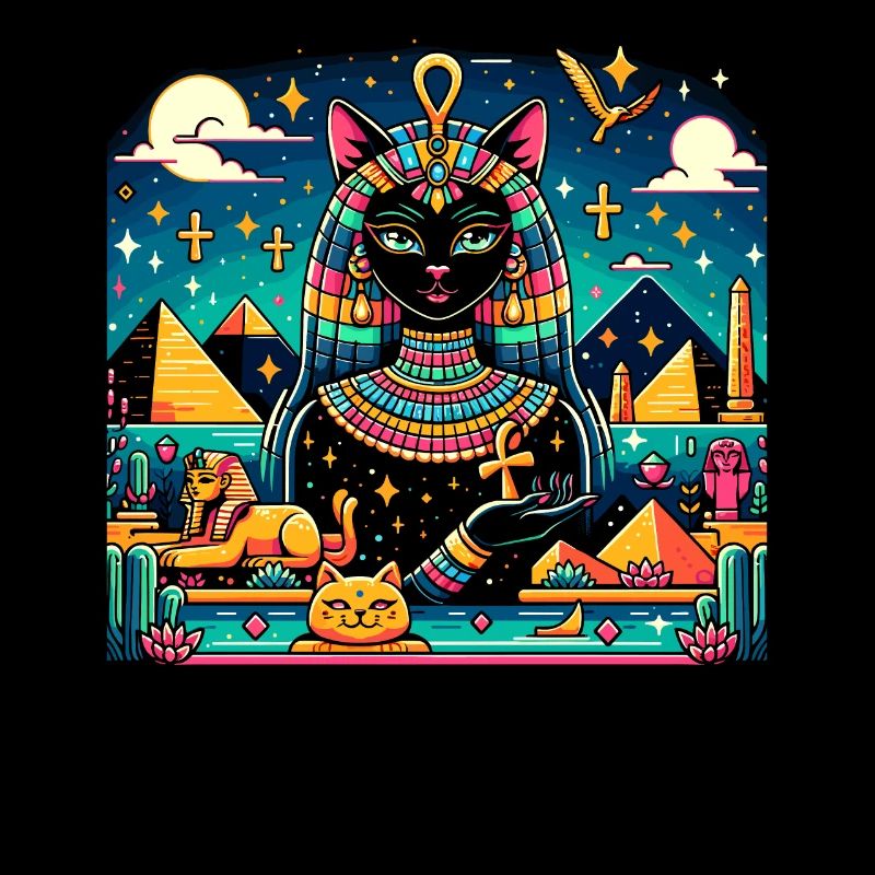 Bastet Déesse égyptienne Égypte Pyramide Égypte