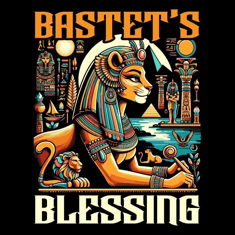 Bastet Déesse égyptienne Égypte Pyramide Égypte