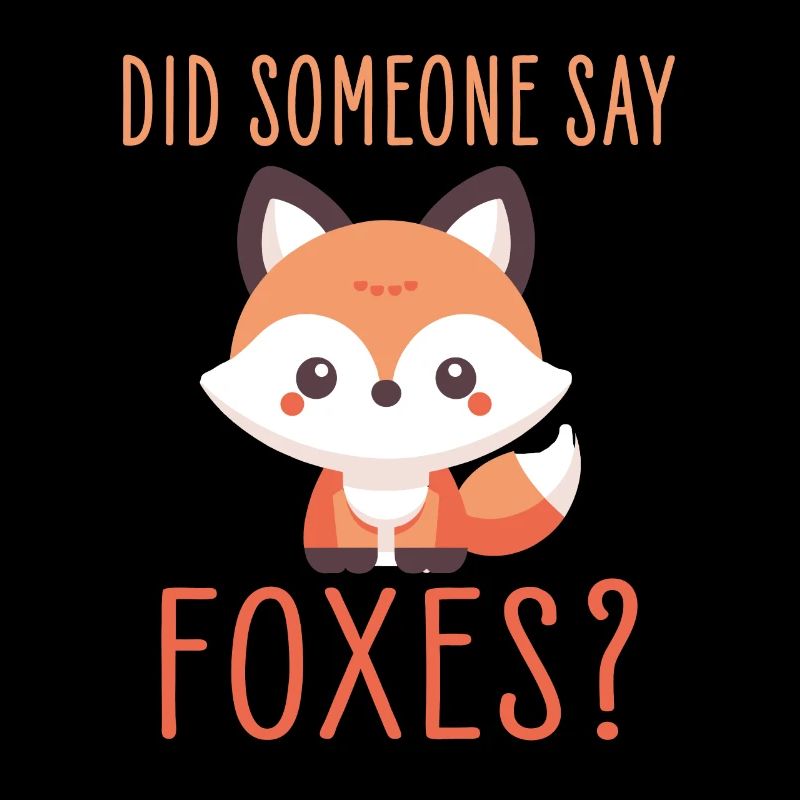 Charming Kawaii Fox Design for Wildlife