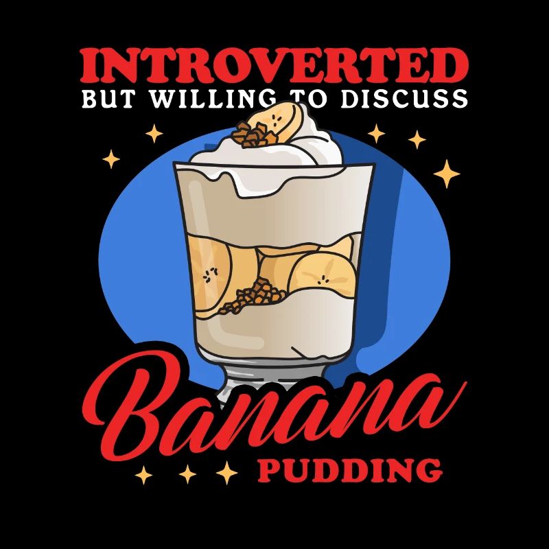 Bananenpudding Bananen-Pudding Geschenk