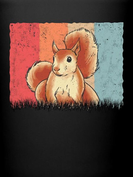 Eichhörnchen Écureuil rétro