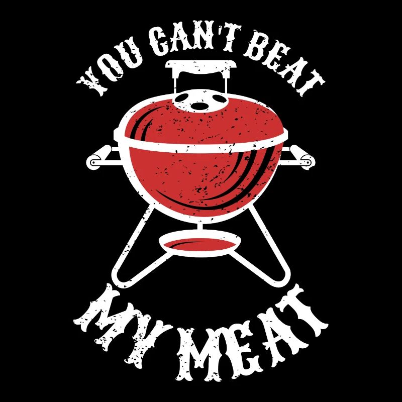 BBQ -Raucher Fleisch Grillen Lustiger