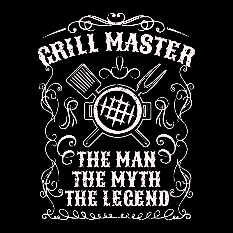 BBQ -Raucher Fleisch Grillen Lustiger