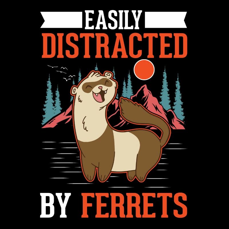 Easily distracted by Ferrets Frettchen