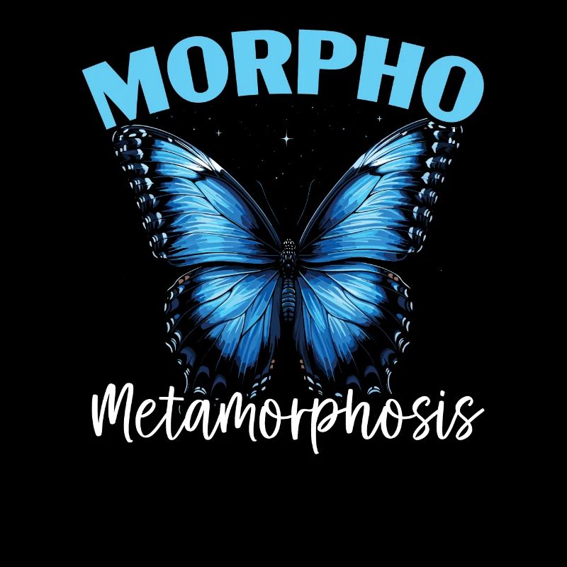 Papillon amoureux insecte insecte bleu Morpho papillon