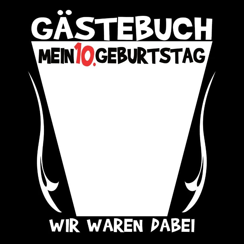 10. Geburtstag Mädchen & Junge Gästebuch