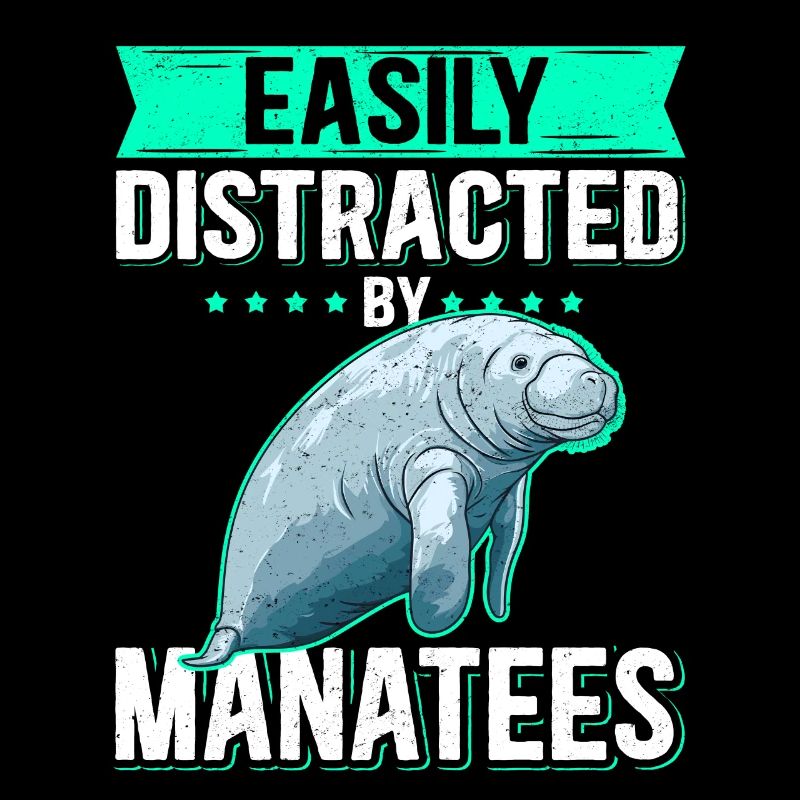 Manati Manatee Manatis Rundschwanzseekuh Geschenk