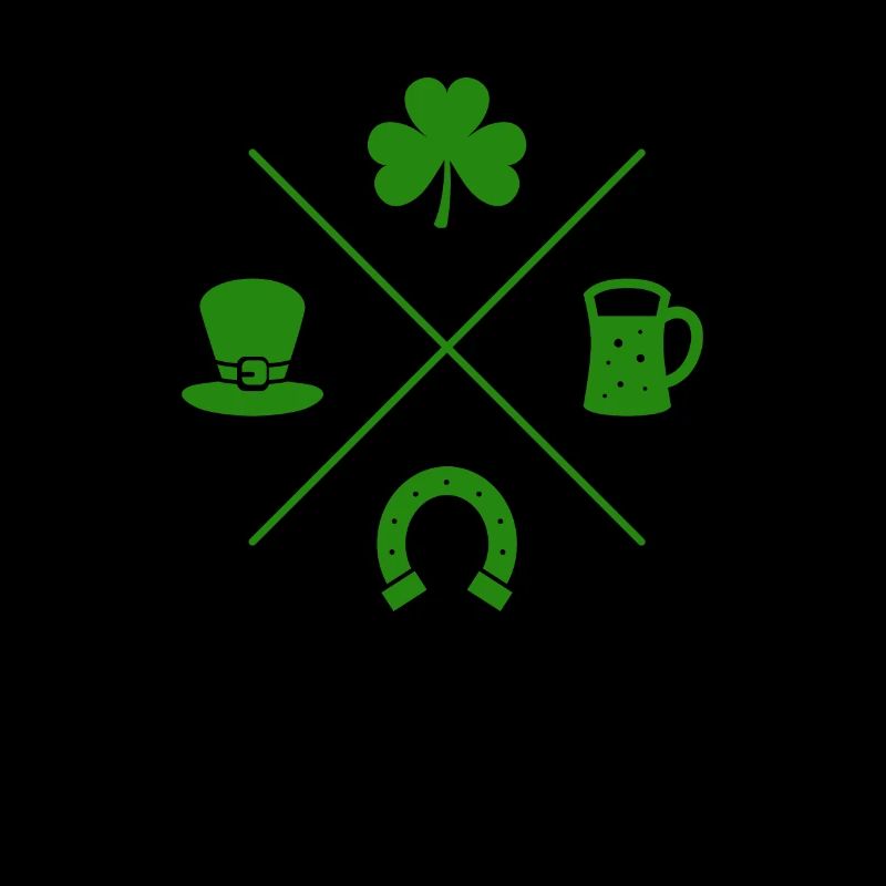 St. Patricks Day Kleeblatt Bier