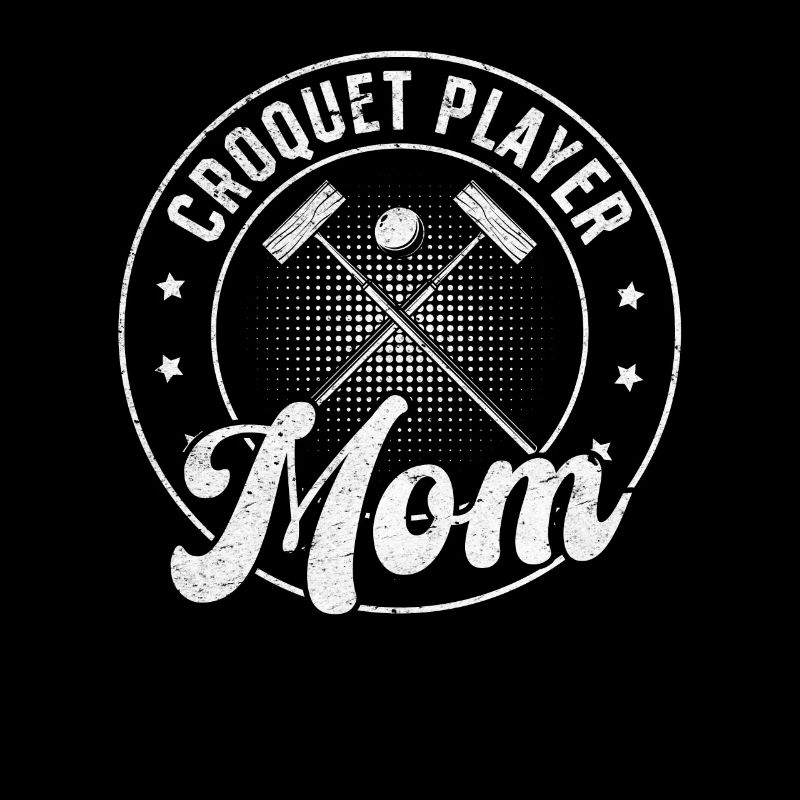 Maman joueuse de croquet