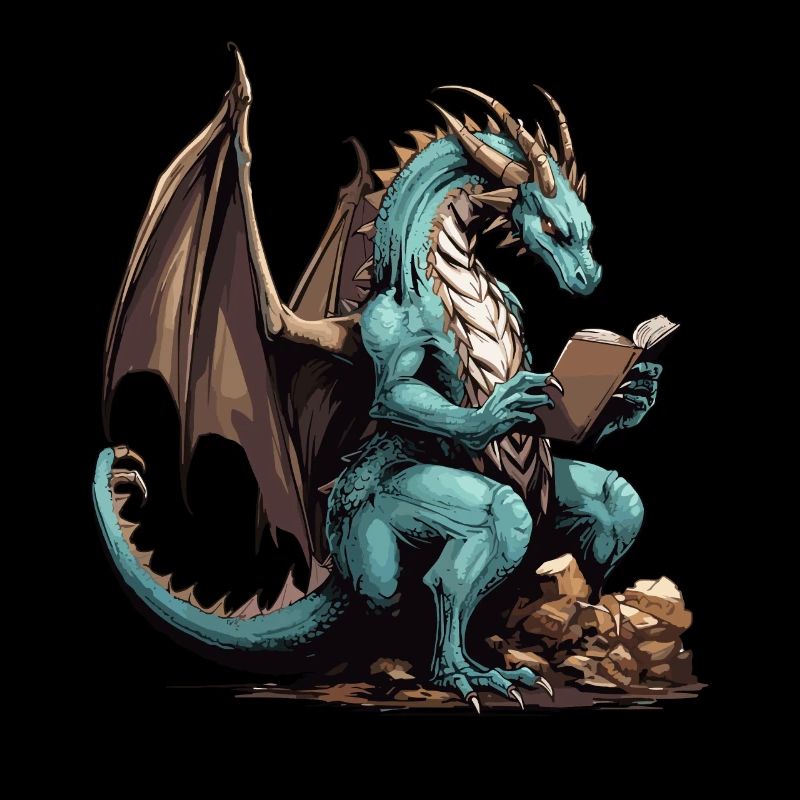 Dragons et livres Nerd Dragon Lover