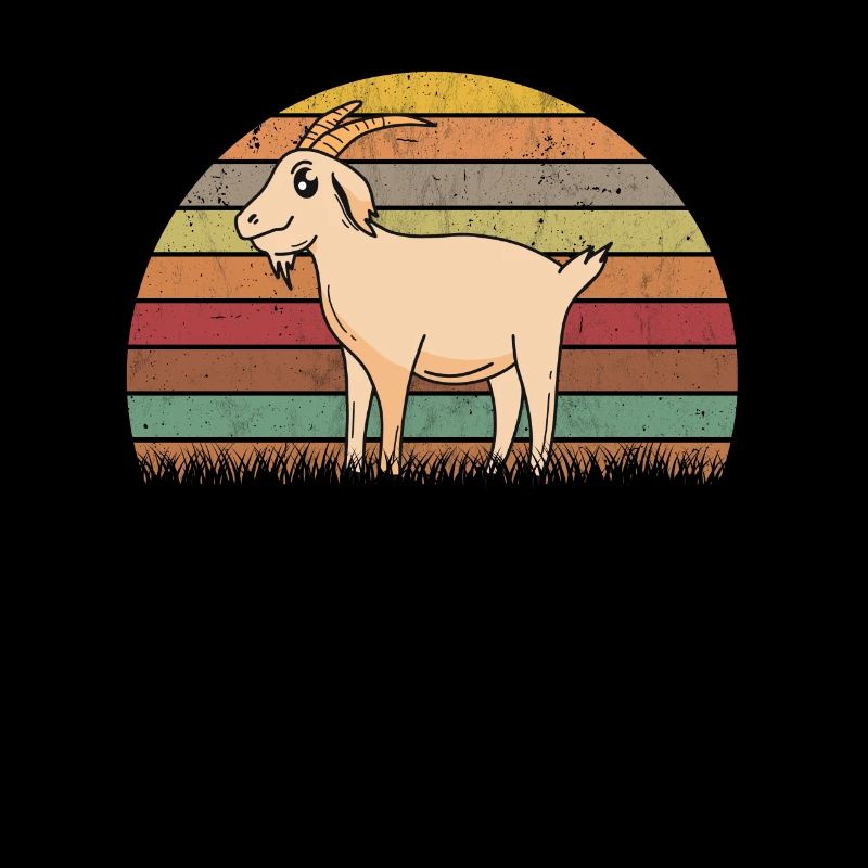Goats Retro Goat Host Vintage Goat