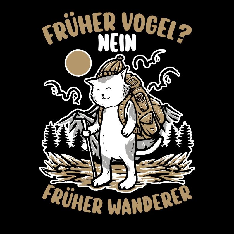 Wanderer Bergwandern Katze Bergklettern Wandern