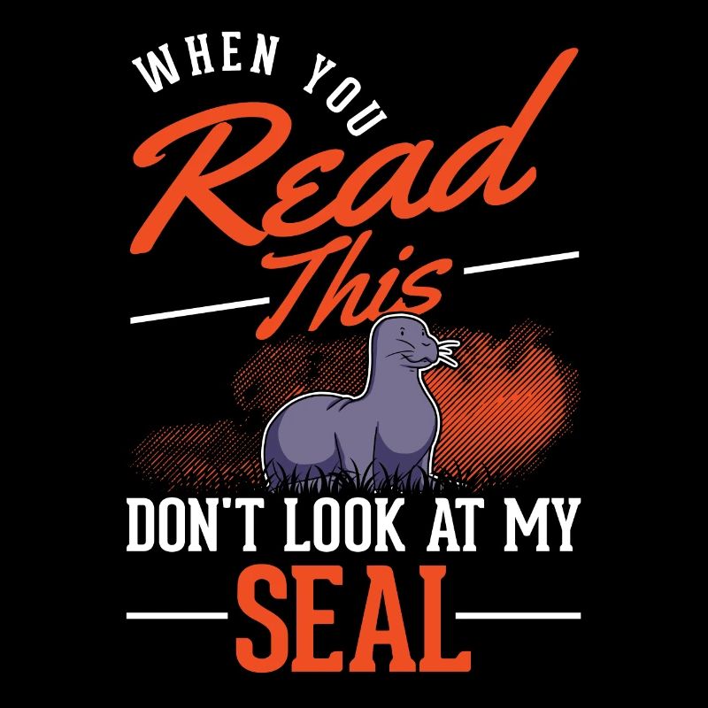 Robbe Geschenk Seehund Seelöwe