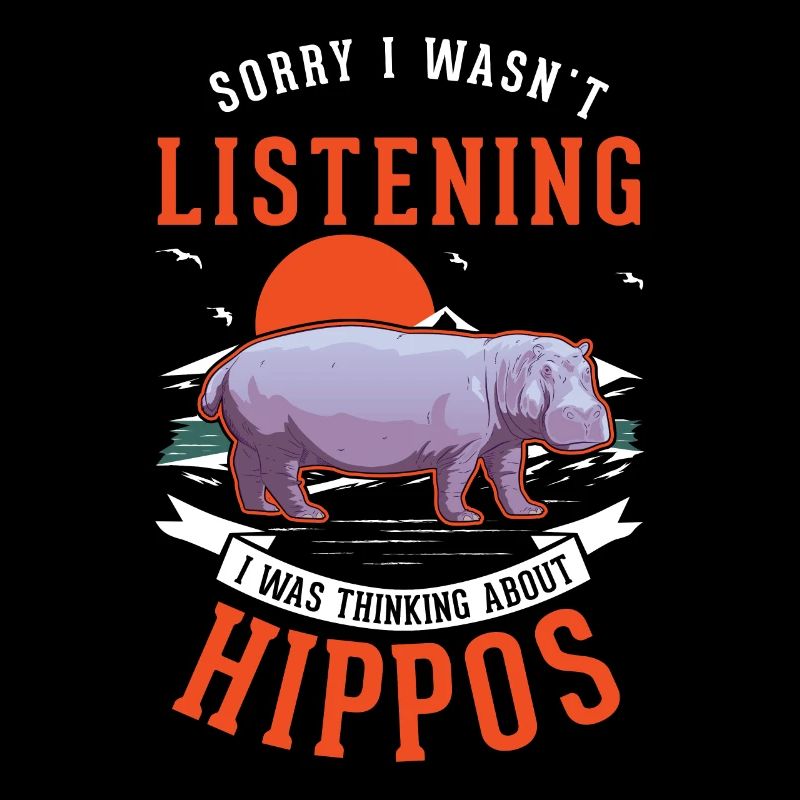 Nilpferd Geschenk Flusspferd Hippo