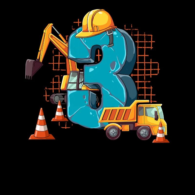 Machines de construction 3e anniversaire