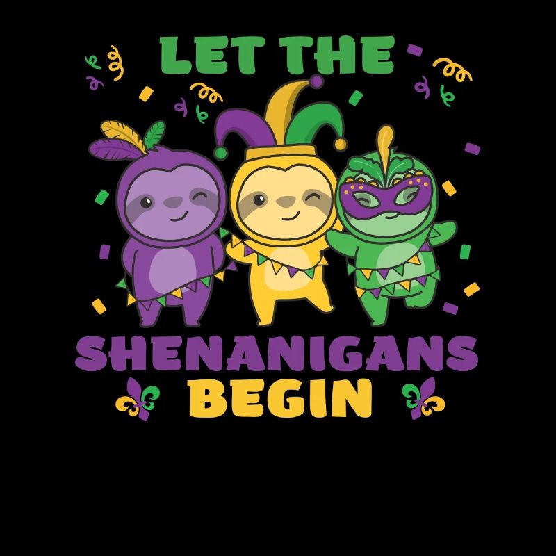 Mardi Gras Sloth Carnival Costume