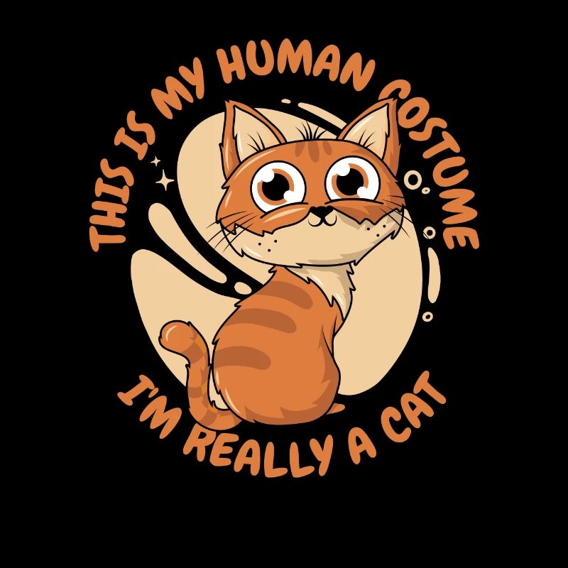 C’est mon costume humain, je suis vraiment un chat