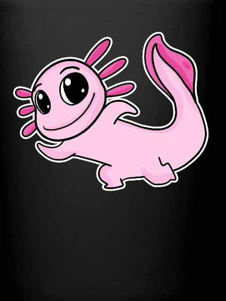 Motif Axolotl Rose