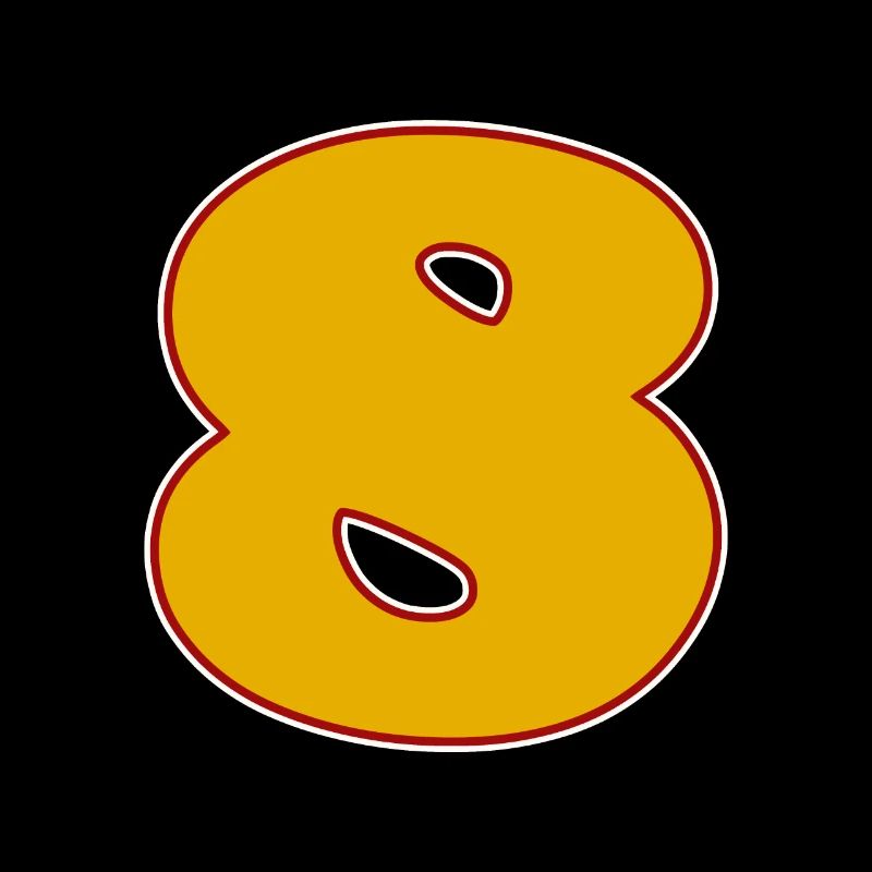 Numéro 8 Numéro Huit Motif