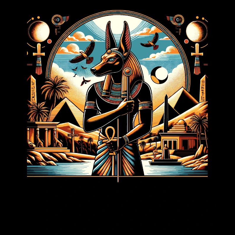 Anubis Mythologie égyptienne Pyramide Égypte ancienne